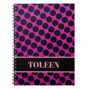 Gepersonaliseerd kleurig patroon notitieboek