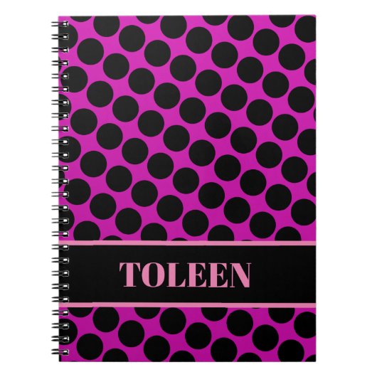 Gepersonaliseerd kleurig patroon notitieboek (Voorkant)