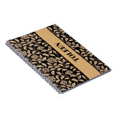 Gepersonaliseerd kleurig patroon notitieboek (Rechterzijde)