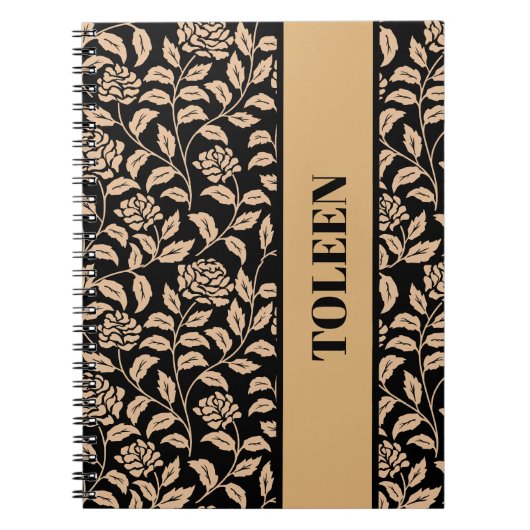 Gepersonaliseerd kleurig patroon notitieboek (Voorkant)