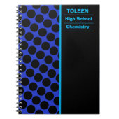 Gepersonaliseerd kleurig patroon notitieboek (Voorkant)