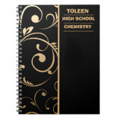 Gepersonaliseerd kleurig patroon notitieboek (Voorkant)