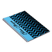 Gepersonaliseerd kleurig patroon notitieboek (Rechterzijde)