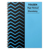 Gepersonaliseerd kleurig patroon notitieboek (Voorkant)