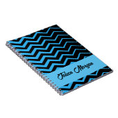 Gepersonaliseerd kleurig patroon notitieboek (Rechterzijde)