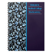 Gepersonaliseerd kleurig patroon notitieboek (Voorkant)