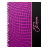 Gepersonaliseerd kleurig patroon notitieboek (Voorkant)