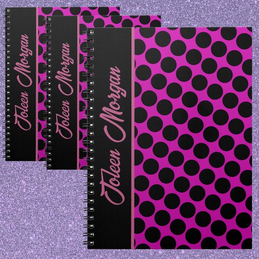 Gepersonaliseerd kleurig patroon notitieboek