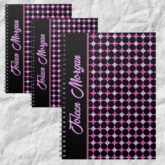 Gepersonaliseerd kleurig patroon notitieboek