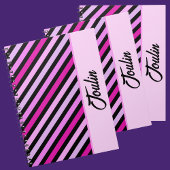 Gepersonaliseerd kleurig patroon notitieboek