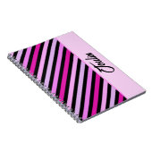 Gepersonaliseerd kleurig patroon notitieboek (Rechterzijde)