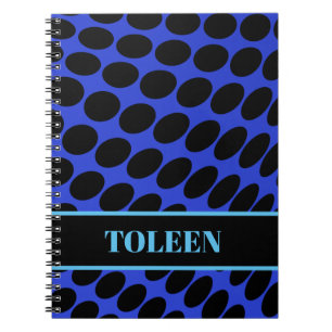 Gepersonaliseerd kleurig patroon notitieboek