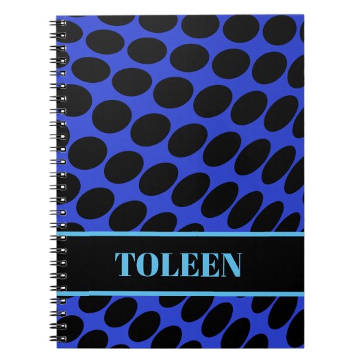 Gepersonaliseerd kleurig patroon notitieboek (Voorkant)