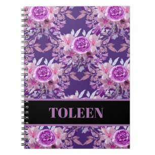 Gepersonaliseerd kleurig patroon notitieboek