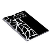 Gepersonaliseerd kleurig patroon notitieboek (Rechterzijde)