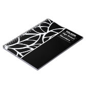 Gepersonaliseerd kleurig patroon notitieboek (Linkerzijde)