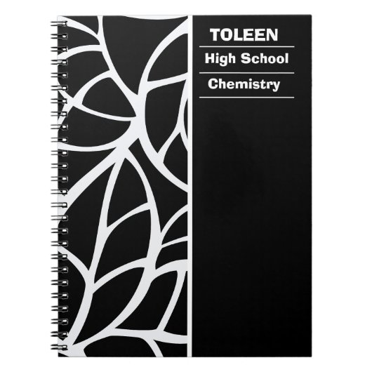 Gepersonaliseerd kleurig patroon notitieboek (Voorkant)