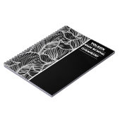 Gepersonaliseerd kleurig patroon notitieboek (Linkerzijde)