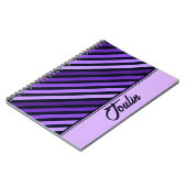 Gepersonaliseerd kleurig patroon notitieboek (Linkerzijde)