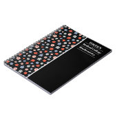 Gepersonaliseerd kleurig patroon notitieboek (Linkerzijde)