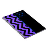 Gepersonaliseerd kleurig patroon notitieboek (Rechterzijde)