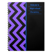 Gepersonaliseerd kleurig patroon notitieboek (Voorkant)