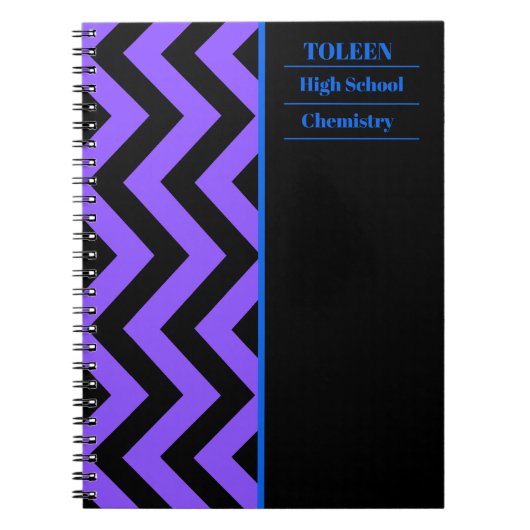 Gepersonaliseerd kleurig patroon notitieboek (Voorkant)