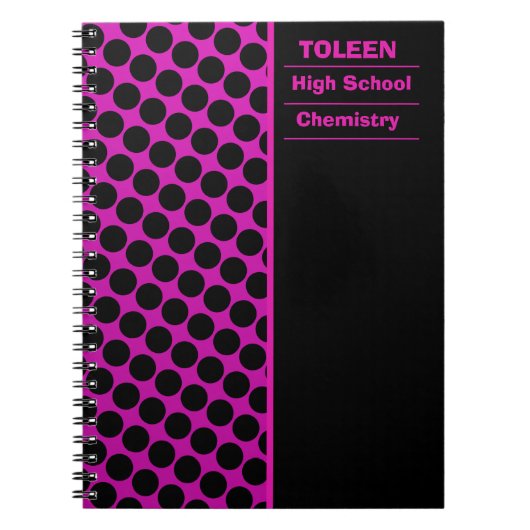 Gepersonaliseerd kleurig patroon notitieboek (Voorkant)