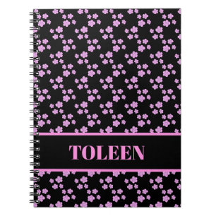 Gepersonaliseerd kleurig patroon notitieboek
