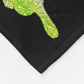 Gepersonaliseerd kleurig vlinderpatroon fleece deken (Hoek)