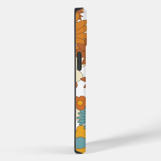 Gepersonaliseerd kleurrijk bloemenpatroon Case-Mate iPhone case (Achterkant / Rechts)