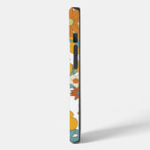 Gepersonaliseerd kleurrijk bloemenpatroon Case-Mate iPhone case (Achterkant / Links)