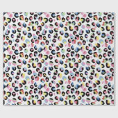 Gepersonaliseerd kleurrijk dierenprint inpakpapier (Vlak)