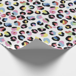 Gepersonaliseerd kleurrijk dierenprint inpakpapier