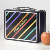 Gepersonaliseerd kleurrijk gestreept patroon (In situ)