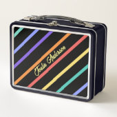 Gepersonaliseerd kleurrijk gestreept patroon (Voorkant)