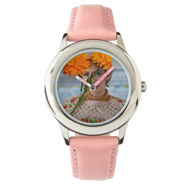 Gepersonaliseerd kleurrijk horloge (Voorkant)