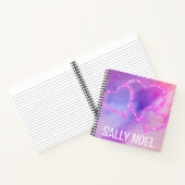 Gepersonaliseerd kleurrijk notitieboek (Binnen)