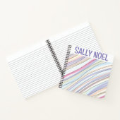 Gepersonaliseerd kleurrijk notitieboek (Binnen)