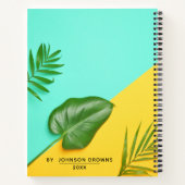 Gepersonaliseerd kleurrijk Notitieboek (Achterkant)