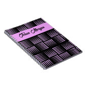 Gepersonaliseerd kleurrijk patroon niet notitieboek (Rechterzijde)