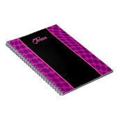 Gepersonaliseerd kleurrijk patroon niet notitieboek (Rechterzijde)