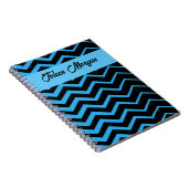 Gepersonaliseerd kleurrijk patroon niet notitieboek (Rechterzijde)