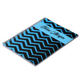 Gepersonaliseerd kleurrijk patroon niet notitieboek (Linkerzijde)