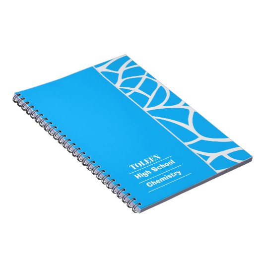 Gepersonaliseerd kleurrijk patroon niet notitieboek (Rechterzijde)