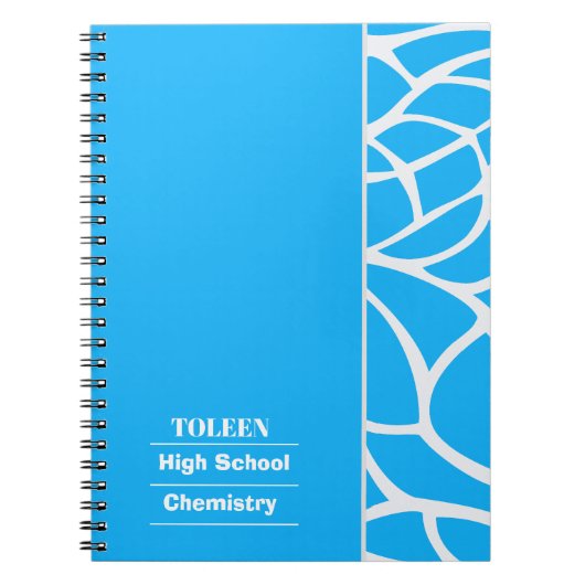 Gepersonaliseerd kleurrijk patroon niet notitieboek (Voorkant)