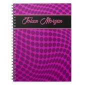 Gepersonaliseerd kleurrijk patroon niet notitieboek (Voorkant)