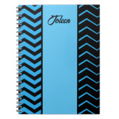 Gepersonaliseerd kleurrijk patroon niet notitieboek (Voorkant)