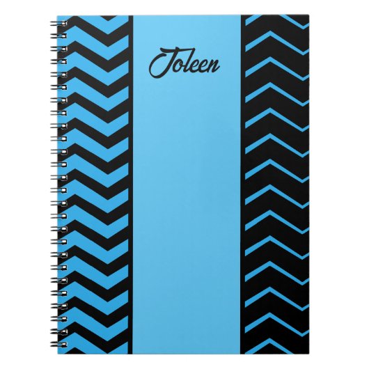 Gepersonaliseerd kleurrijk patroon niet notitieboek (Voorkant)