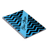 Gepersonaliseerd kleurrijk patroon niet notitieboek (Rechterzijde)